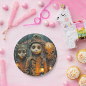 Enge griezelige Halloween Kinder Papieren Bordje (Feest)