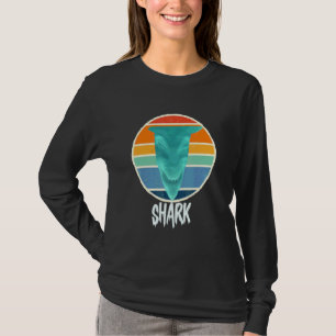 Enge Haai Duivel Gezicht Ondersteboven T-shirt