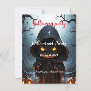 Enge Halloween-ansichtkaart Kaart