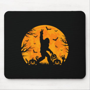 Enge Halloween Bigfoot Pompoen Grappige Halloween Muismat