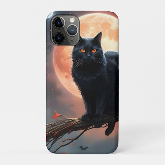 Enge Halloween Black Cat maanlicht, Case-Mate iPhone Case (Achterkant)