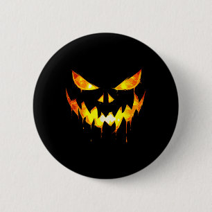 Enge Halloween Boys Face Pumpkin Jack O Lantern M Ronde Button 5,7 Cm