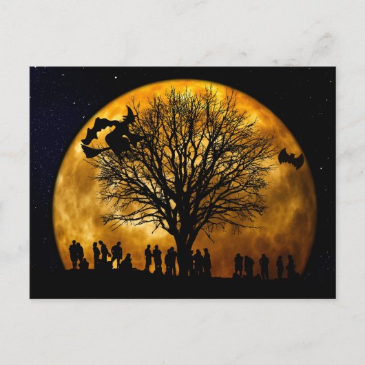 Enge Halloween Briefkaart (Voorkant)