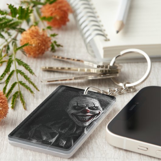 Enge Halloween Clown Sleutelhanger (Voorkant Rechts)