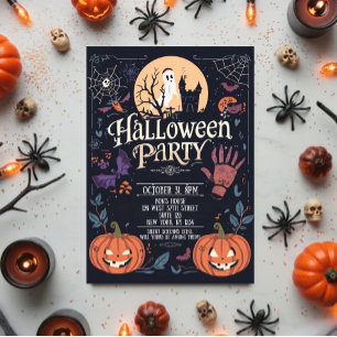 Enge Halloween-feest Kaart