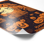 Enge halloween foto afdruk (Hoek)