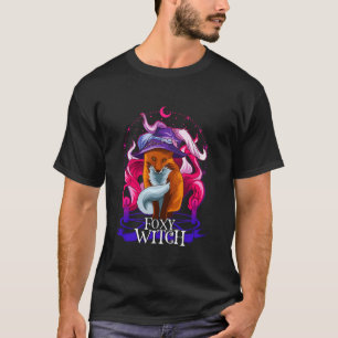 Enge Halloween Foxy Heks Kostuum Heks Pet en M T-shirt
