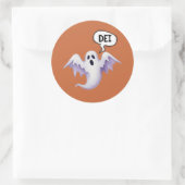 Enge Halloween geest - DEI - stickers (Tas)