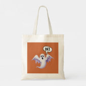 Enge Halloween geest - DEI Tote Bag (Achterkant)