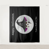 Enge Halloween heks feest Wandkleed (Voorkant)