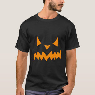 Enge Halloween Jack O lantaarn gesneden pompoen ge T-shirt
