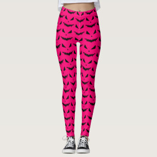 Enge Halloween Jack OLantern zwart gezicht heet ro Leggings
