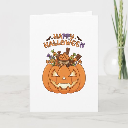 Enge Halloween Kaart (Voorkant)