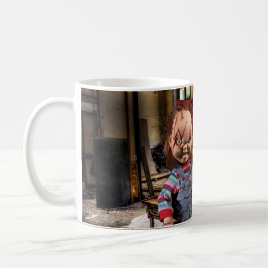 Enge Halloween. Koffiemok (Links)