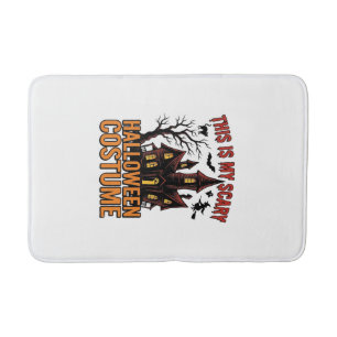 Enge Halloween Kostuum Geest Huis Vintage T-shirt Badmat