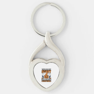 Enge Halloween Kostuum Pompoen Heksenhoed Shirt_1 Sleutelhanger