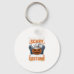 Enge Halloween Kostuum Pompoen Heksenhoed Shirt_1 Sleutelhanger