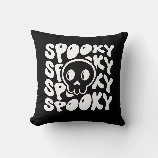 Enge Halloween  Kussen (Voorkant)