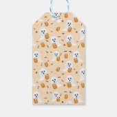 Enge Halloween Lieve Geest Trick Or Treating Boe Cadeaulabel (Achterkant)