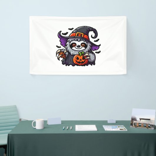 Enge Halloween Luiaard Heks Pet Kostuum Spooky Zee Spandoek (Beurs)