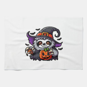 Enge Halloween Luiaard Heks Pet Kostuum Spooky Zee Theedoek