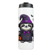 Enge Halloween Luiaard Heks Pet Kostuum Spooky Zee Thermosbeker (Voorkant)