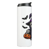 Enge Halloween Luiaard Heks Pet Kostuum Spooky Zee Thermosbeker (Gedraaid links)