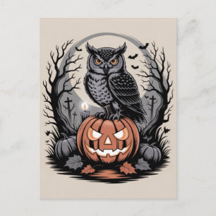 Enge Halloween Nacht Ansichtkaart Briefkaart