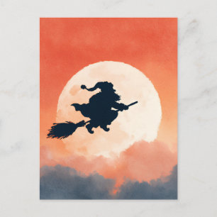 Enge Halloween Nacht Ansichtkaart Briefkaart
