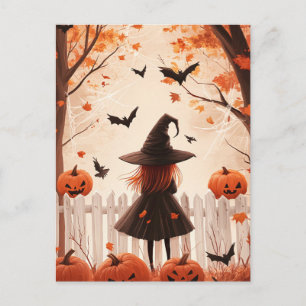 Enge Halloween Nacht Ansichtkaart Briefkaart