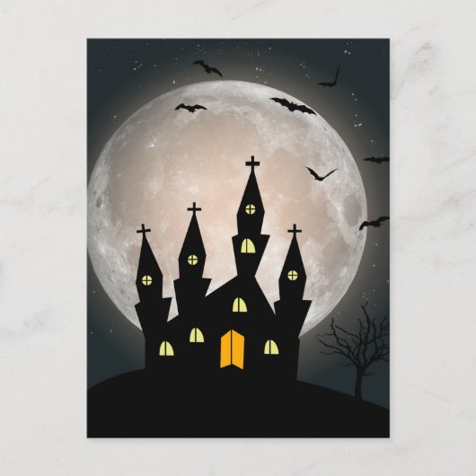 Enge Halloween Nacht Ansichtkaart Briefkaart (Voorkant)