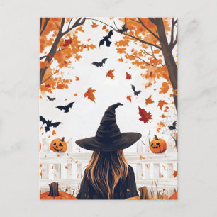 Enge Halloween Nacht Ansichtkaart Briefkaart