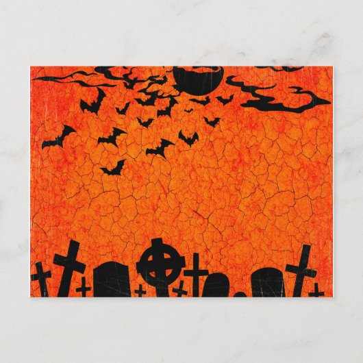 Enge Halloween Nacht Briefkaart (Voorkant)