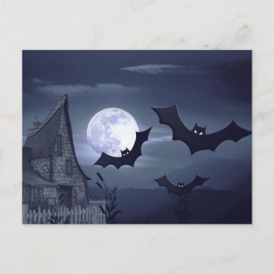Enge Halloween Nacht Briefkaart