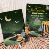 Enge Halloween Party Film Night Party Kaart