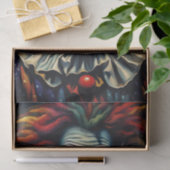 Enge Halloween Rainbow Clown Decoupage Papier (Geschenk)