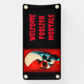 Enge Halloween schedel ontworpen banners (Verticaal)