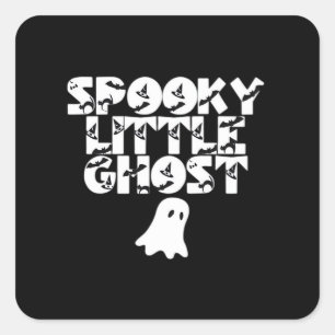 Enge Halloween Vierkante Sticker
