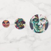 Enge Halloween-wezens Confetti (Voorkanten)