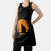 Enge  Halloween Zwart Kattenkostuum Retro Mo Schort (Insitu)