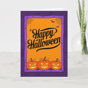 Enge Halloweenkaart Kaart