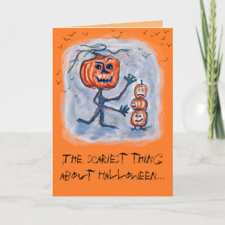 Enge Halloweenkaart Kaart
