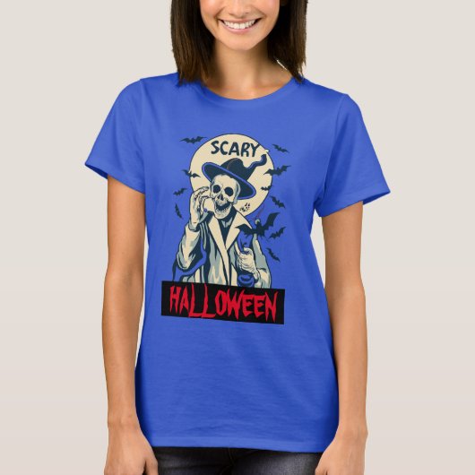 Enge halloweenT-Shirt T-shirt (Voorkant)