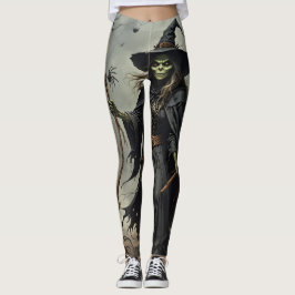 Enge heks en spinnen leggings