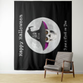 Enge heks Halloween-feestje Wandkleed (In situ)