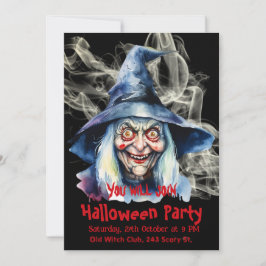 Enge Heks Halloween Kaart