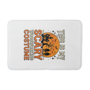 Enge Houtbewerking Kostuum Halloween Vintage Ontwe Badmat