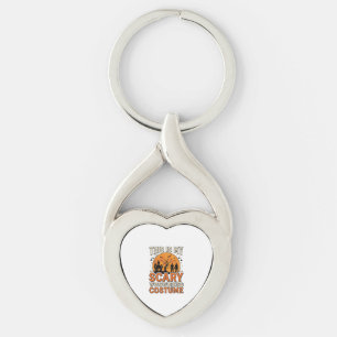 Enge Houtbewerking Kostuum Halloween Vintage Ontwe Sleutelhanger