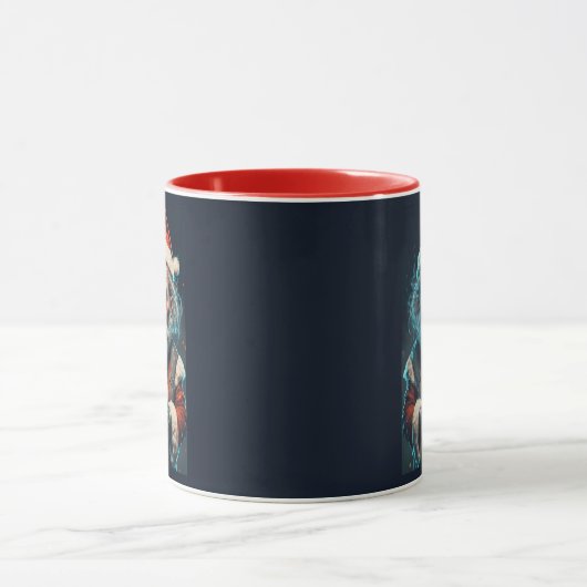 Enge Kerstman Kerstmis Mok (Midden)