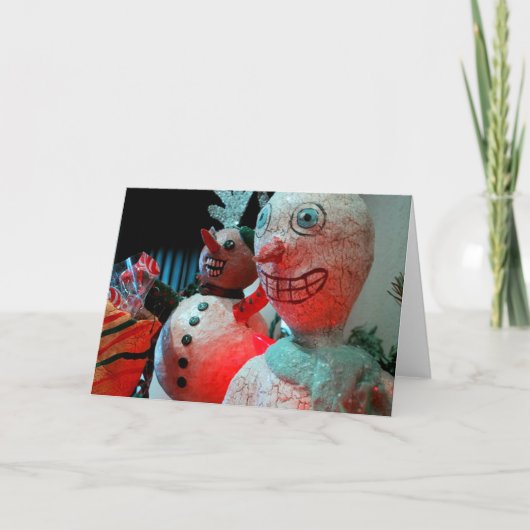 Enge Kerstmis Feestdagen Kaart (Voorkant)